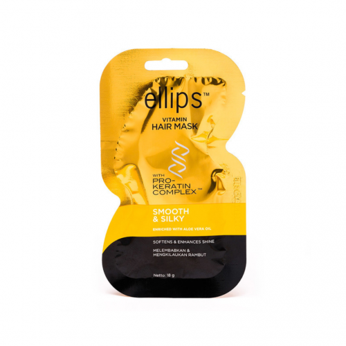 Ellips Vitamin Hair Mask Smooth & Silky Μάσκα Μαλλιών για Λάμψη 18gr